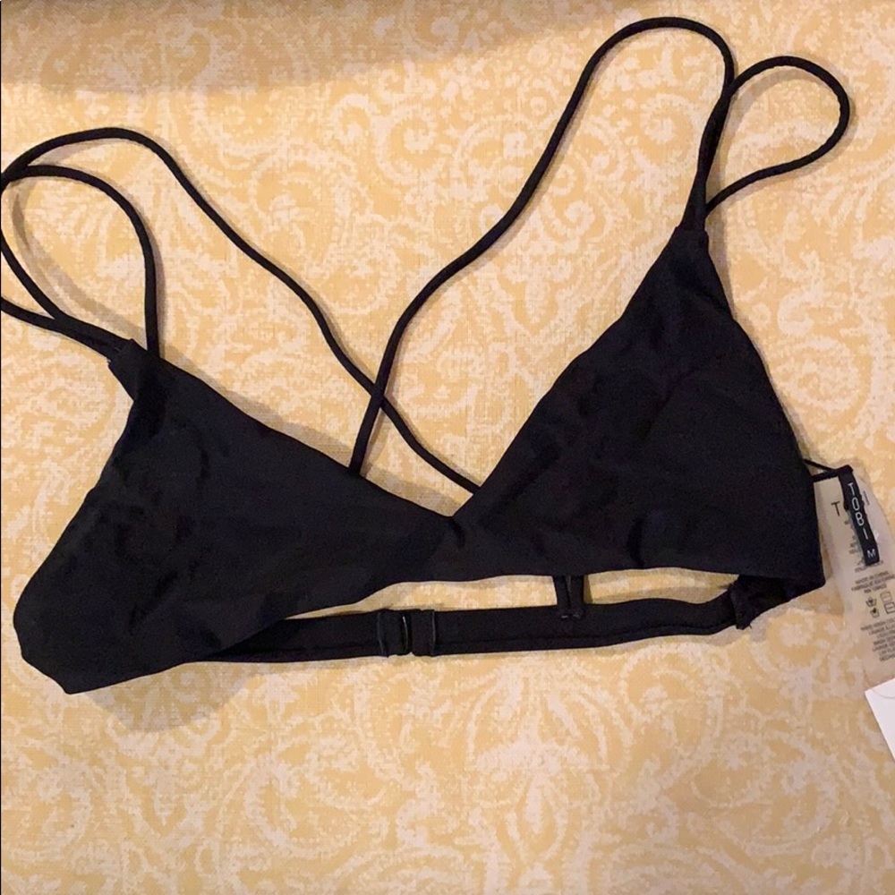 Tobi Black Bikini Top